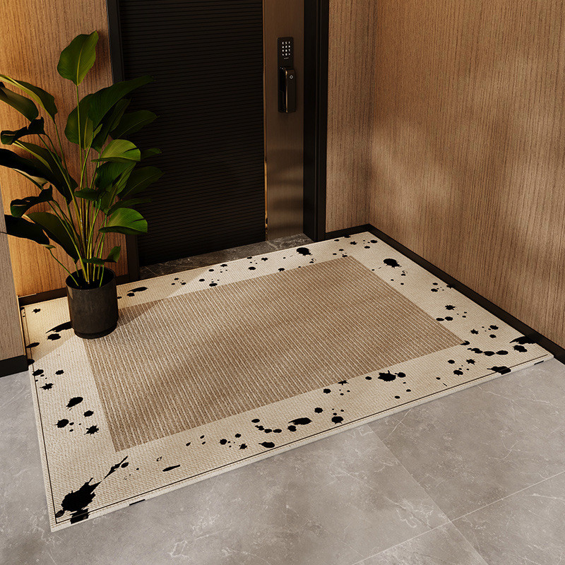 thảm lau chân cửa ra vào cao cấp thảm nỉ bỉ chống trượt decor nhà cửa thảm dẫm chân hút bụi hớt cát sang trọng bền màu