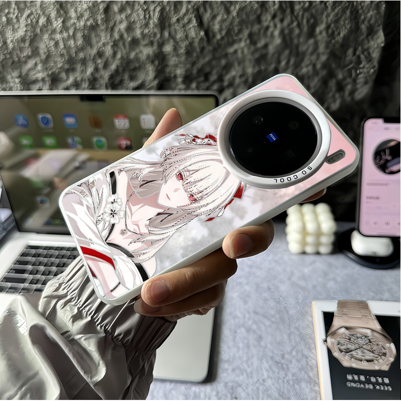 Ốp điện thoại mờ cứng "Sóng gió" "HIYUKI" cho Vivo X300 Ultra X300 Pro X200 Ultra X200 Pro X100 X90 V70 V60 V50 V40 / Vỏ Vivo chống sốc