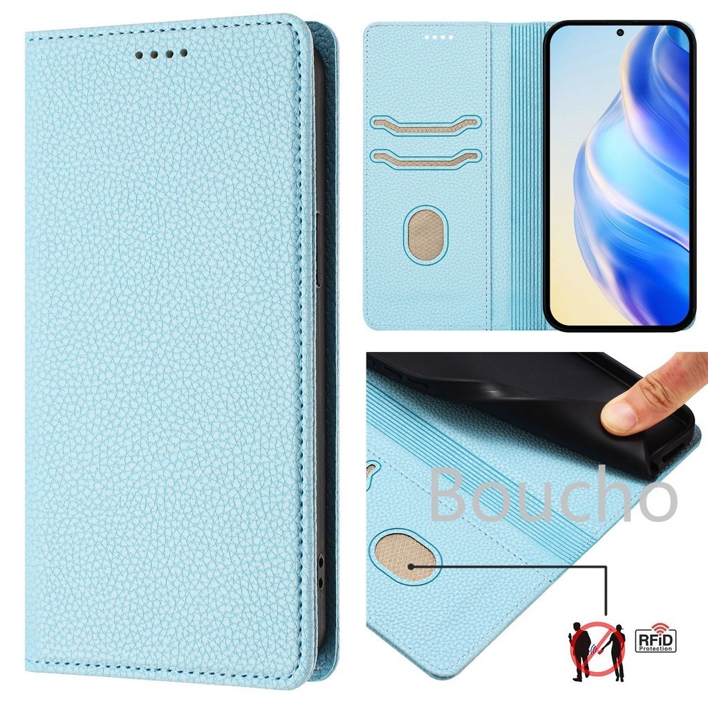 Ốp Lưng Cho Infinix Smart 10 Plus 9 8 7 6 HD Zero 40 30 20 5G 2023 4G 5G Ví Da Lychee Từ Lật Mềm Vỏ Điện Thoại Có Khe Cắm Thẻ