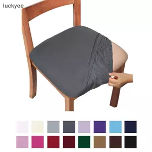 Luckyew Phòng Ăn Ghế Bọc Ghế Spandex 13 Màu Sắc Chắc Chắn Có Thể Tháo Rời Có Thể Giặt Đệm Co Giãn Cho Gia Đình TQ