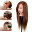 Đầu ma-nơ-canh chuyên nghiệp Đầu cắt tóc Con người Thực hành kiểu tóc Búp bê làm tóc mới