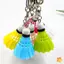Móc khóa cầu lông mini sáng tạo dễ thương, móc chìa khóa xe, treo túi, phụ kiện trang sức, quà tặng club mới