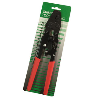 Kìm ép lạnh, đầu cuối tròn/nĩa, mũi thợ điện, ratchet uốn 6 vuông