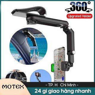Giá Đỡ Điện Thoại Xoay 360 Độ Gắn Tấm Che Nắng Xe Hơi Tiện Dụng°Kẹp Gắn Điện Thoại Trên Xe Hơi Xoay Được