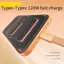 Cáp dữ liệu sạc siêu nhanh 120W Cáp bện Nylon siêu mỏng Loại C sang Type C Cáp dữ liệu sạc cho điện thoại Máy tính bảng Máy tính xách tay