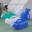 Maybest 1 Bình Nước Tiểu Di Động Dành Cho Nữ / Nam 1000 / 1200ml Bình Ngủ Bằng Nhựa Có / Không Nắp Pee Hộp Đựng Nước Tiểu Bình {VN}