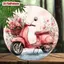 HELLOYOUNG Retro Hoa Hồng Trang Trí Kim Loại, Treo Tường Cổ Điển Cho Phòng Khách Quà Tặng Trang Trí Nhà