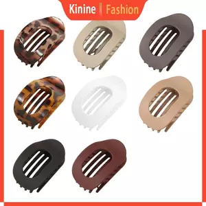 KIN Kẹp Móng Vuốt Tóc Phổ Biến Cho Nữ Sinh Viên Thoải Mái Và Chống Trơn Trượt Đuôi Ngựa Giá Đỡ Móng Vuốt Tóc Mỏng Cho Nhiều Kiểu Tóc