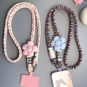 Dây buộc điện thoại di động đuôi ngựa ba sợi hướng dương Dây lưng thời trang tươi mát leo núi ngoài trời chắc chắn260519