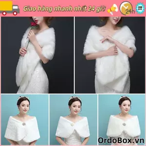 Áo khoác bọc cô dâu mềm mại mùa đông ORDOBOX