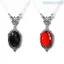 Unstop * Thạch Anh Đen Charm Choker Dây Xích Đá Quý-Pendant Vòng Cổ Trang Sức Nữ