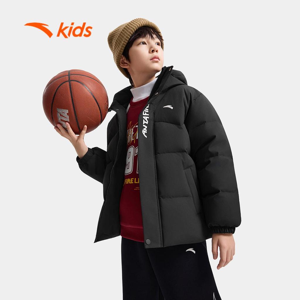 ANTA Kids Áo Khoác Lông Vũ Bé Trai 3525D1902 Giữ Ấm Mùa Đông, Chống Gió Chống Thấm, Siêu Nhẹ