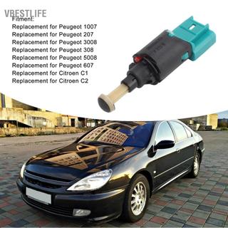 VBESTLIFE Công tắc đèn phanh Acouto cho 1007 207 3008 Thay thế 9665602380 Đèn dừng nhạy OE 9650688480 1606480480 453465 Trực tiếp với chất liệu ABS