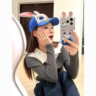 Ốp Điện Thoại Thích Hợp Cho iPhone 7 8 X XS XR XSMAX 11 12 13 14 15 16 17 Pro max Plus Tai Ba Chiều Không Khí Judy Vỏ Bảo Vệ Chống Sốc Bao Gồm Tất Cả XBZX