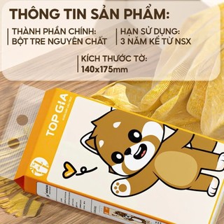 Khăn Giấy Rút Treo Tường TopGia Gấu Trúc 4 Lớp 1000 Tờ, Bột Tre Nguyên Chất, Thấm Hút Tốt, Dai, Mềm