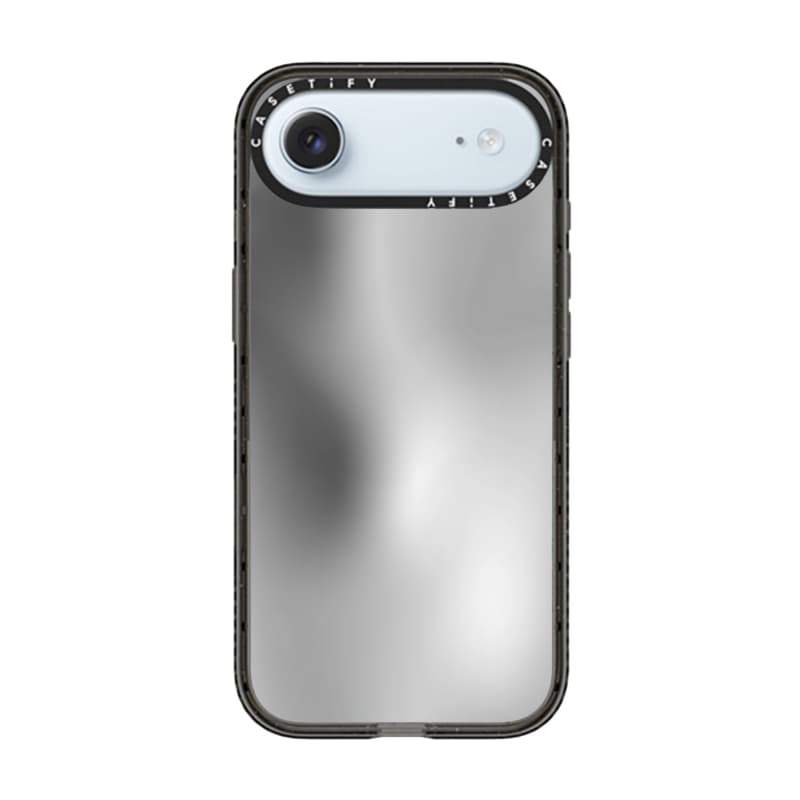 CASECASE X Blurred Darkness Case Black Edge Clear Hard Từ Hút Tác Động Dành Cho Apple IPhone 12 13 14 15 16 17 Pro Max Air Plus Có Hộp
