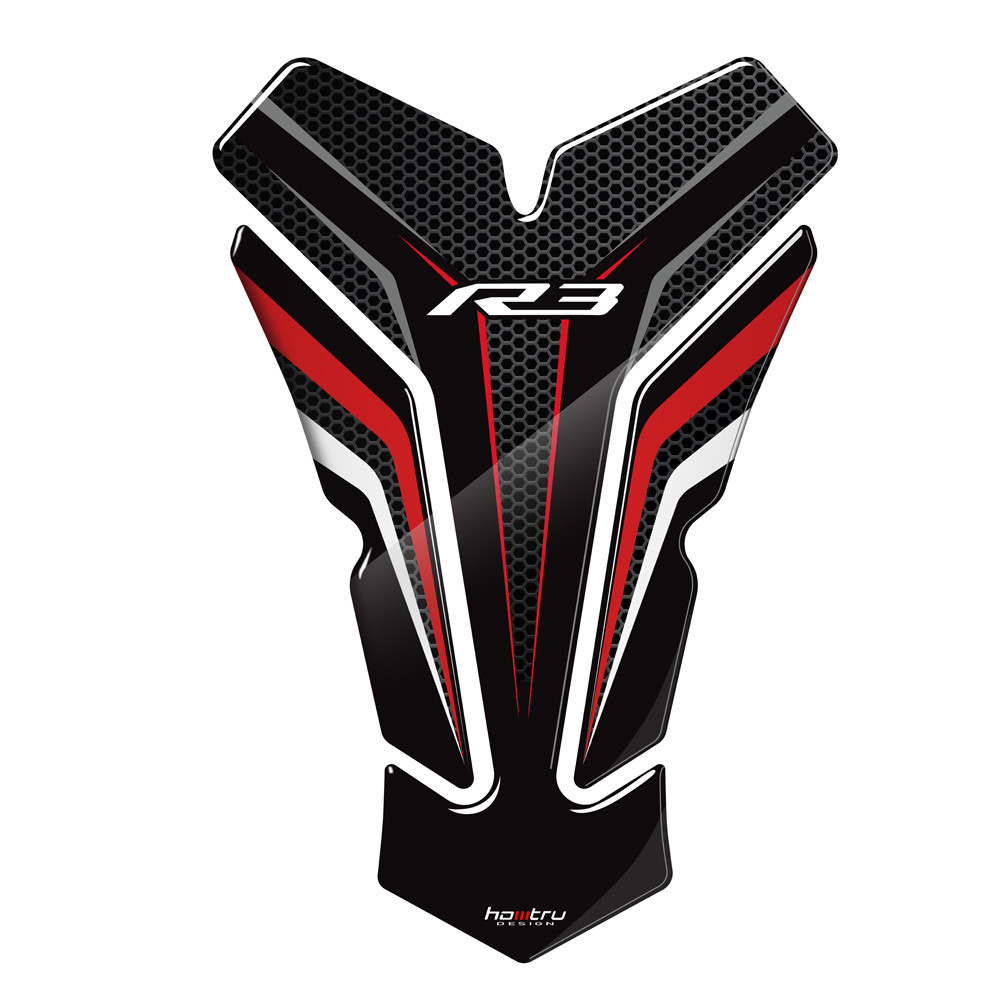 Dành Cho Xe Yamaha R1 R3 R6 R15 R25 Đa Năng Xe Máy Xe Tăng Miếng Lót Bảo Vệ Xương Cá Miếng Dán