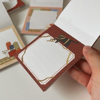 Giấy note ghi chú trang trí sổ Winter series Furukawa