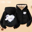 Kids My Melody Zip-Up Áo khoác có mũ trùm đầu dễ thương Áo khoác Cardigan mềm mại nhẹ phong cách Áo khoác ngoài cho bé gái