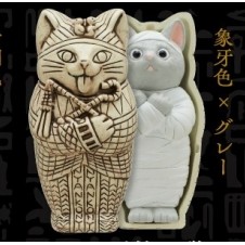 [BTF] Hàng có sẵn Nhật Bản Qitan Gashapon Mèo Ai Cập Xác ướp Đồ trang trí Sanhua Pharaoh Bán thứ hai QJ42