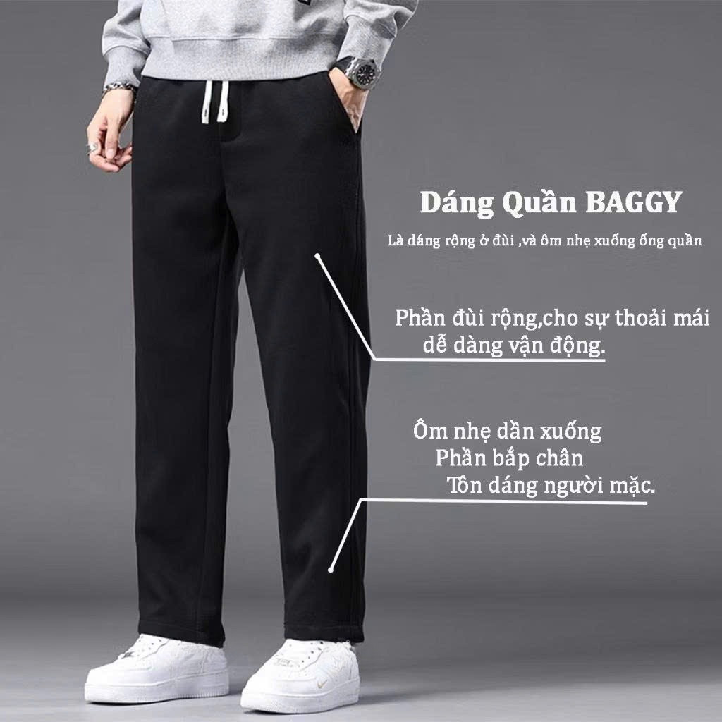 Quần dài  nam,nữ dáng suông thể thao mặc thoải phiên bản mới.