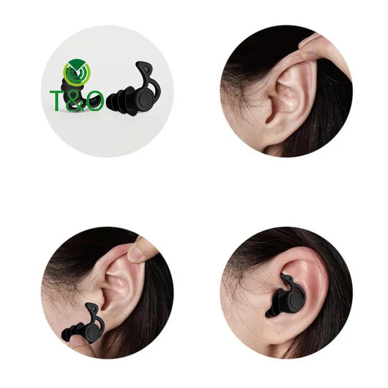Cặp nút tai silicon chống ồn, mềm mại và thoải mái, phù hợp cho công sở, ngủ và lướt sóng [Mới]