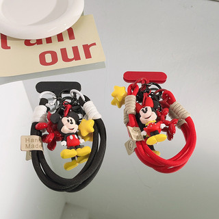 Dây buộc điện thoại hình ngôi sao hoạt hình dễ thương hình chú chó Mickey - Phụ kiện ốp lưng di động