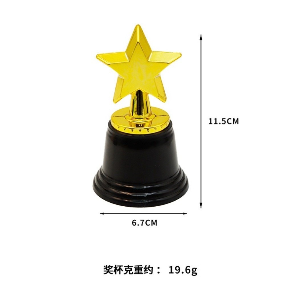 Cúp Mini AWNGD, Cúp Chất Liệu Nhựa Mẫu Cúp Nhựa, Cung Cấp Phần Thưởng Học Tập Đa Phong Cách Kích Thước Nhỏ Pentagram Star Cup Thi Đấu Trường Học