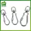 SWEET Thép không gỉ Xoay Snap Móc Loing Chó Dây Xích Bule Qui Phát Hành Bule Carabiner Kẹp Cho Chó Đi Bộ Cắm Trại n