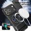 Giáp Xoay Ống Kính Trượt Funda Cho Iphone 17 Pro Max Ốp Lưng Vòng Từ Tính Cho Iphone 17 Pro Có Thể Gập Lại Chân Đế Capa
