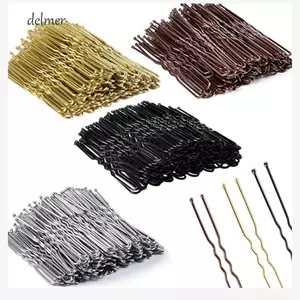 DELMER 50 Chiếc Kẹp Tóc Kim Loại, Bobby Pin 5 / 6 / 7cm Hình Chữ U Barrette, Phụ Kiện Tóc Cho Bun Tóc Sóng Kẹp Tóc Vô Hình Kiểu Tóc Kẹp Tóc Nữ