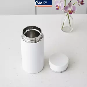 MAKY 200ml Mini Giữ Nhiệt Chai Cà Phê Cốc Cách Nhiệt Thép Không Gỉ Cốc Giữ Nhiệt Di Động Cốc Du Lịch Bình Nước Trà VN