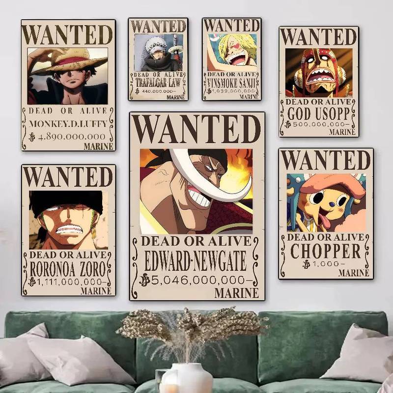 Poster mong muốn từ anime One Piece Poster Không Khung Tranh Canvas Trang Trí Tường
