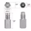 M18 * 1.5 O2 Cảm biến oxy Spacer CEL Eliminator, Đèn động cơ Che, Trình mô phỏng xúc tác Mini, Bộ chuyển đổi bằng thép không gỉ 304 Đẹp