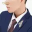 PNPIA- Tính Khí Mới Thanh Lịch Full Kim Cương Giả Rỗng Lông Thổ Cẩm Dành Cho Nữ Thổ Cẩm Phù Hợp Với Ve Áo Pin Phụ Kiện Trang Sức Quà Tặng