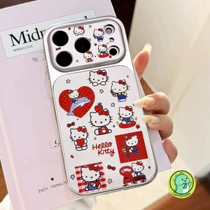 Ốp Điện Thoại Mèo Kitty Dễ Thương Cho OPPO A6 A6i A6S A6T A6X A5 A5M A5S A5X A5i A3 A3X A3S A3i Pro Plus A2X A1X A1S A1 Pro 5G 4G Vỏ Da PU Hoạt Hình Ins Phong Cách 3D Vỏ Mềm