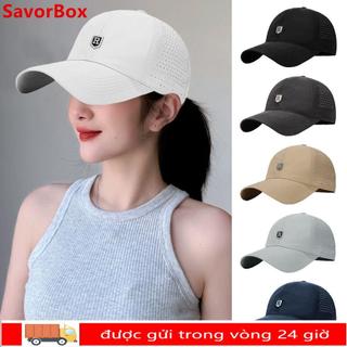 Mũ chống nắng SAVORBOX, Mũ bóng chày mùa hè chống tia cực tím khô nhanh, Kích thước lớn thoáng khí có thể điều chỉnh Mũ Trucker nam nữ