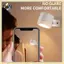 Đèn tường LED không dây B & N Xoay 360 từ tính với cảm ứng có thể sạc lại từ xa có thể điều chỉnh độ sáng để trang trí văn phòng phòng phòng ngủ.