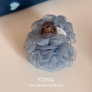 Yoing / Matte Sợi Hoa Bóng Nhỏ Kẹp Hoa Hồng Kẹp Tóc Cao Cấp Tinh Tế Nhỏ Kẹp