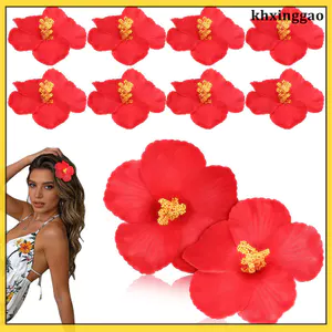 Trang trí hoa nhân tạo Hoa nhiệt đới Hoa dâm bụt Luau Hawaii giả khxinggao