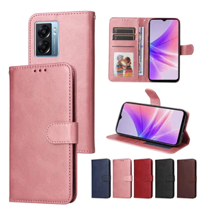 Ốp lật cho OPPO, A5S, A7, A3S, A5, A12, A12E, A5, A9, A8, A31, A53, A32, A73, A93 / A15, A15S, A16, A16S, A16K / F17, F19 Pro / A54, Vỏ A55, A53S, 5G / A54 có khe cắm thẻ, A7