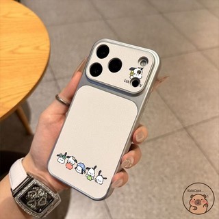 Dành Cho OPPO Find X9 X8 X8S X7 X6 X5 F31 F29 F27 F25 F23 F21 F21S F19 F19S F11 Pro Plus Ốp Điện Thoại Nhìn Lớn Cửa Sổ Da PU Chó Con Kem Hoa Hoạt Hình Vỏ