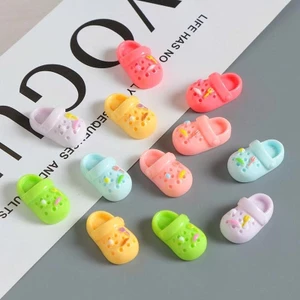 Set Charm Hình Dép sục Crocs Mini Pastel 🌈 Charm Dép Tí Hon Màu Kẹo Ngọt Siêu Cute Gắn Dép Style Hàn Quốc ✨