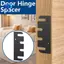 Bộ dụng cụ sửa chữa bao gồm 10 chiếc bản lề cửa bằng thép không gỉ, miếng đệm bản lề & phần cứng