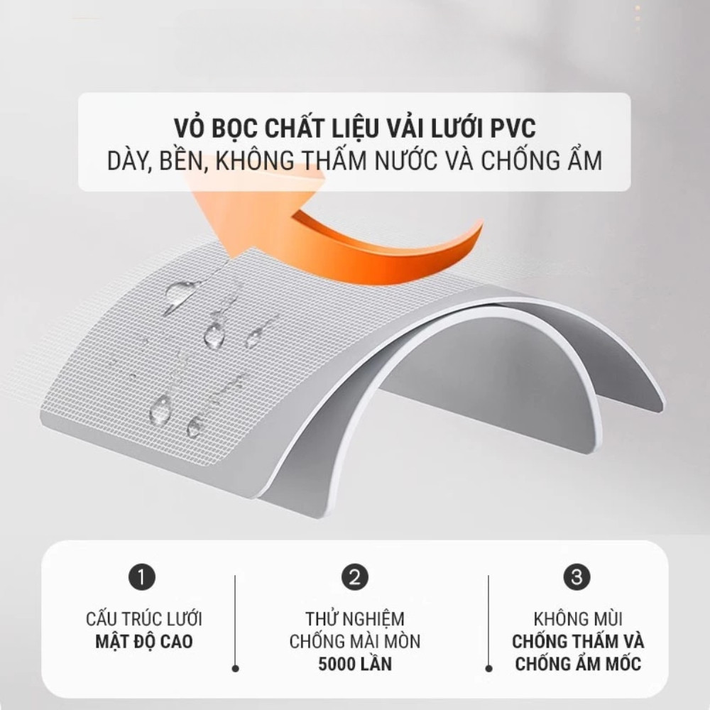 Hộp Đựng Quần Áo Gấp Gọn HomeMate, Hộp Vải Lưới PVC Trong Suốt Khung Thép Sắp Xếp Nhà Cửa Gọn Gàng