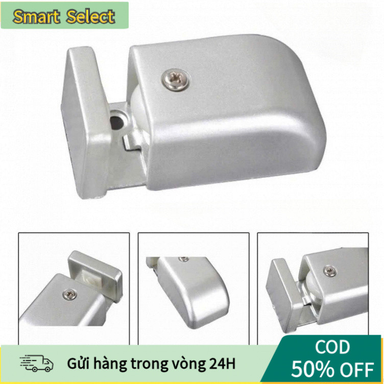 [COD] Bộ Định Hướng & Chặn Cửa Lùa 8-15mm - Màu Bạc, Đảm Bảo Cửa Di Chuyển Trơn Tru