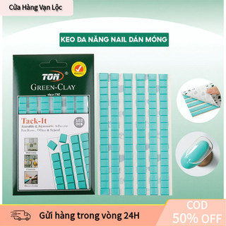 [vạn] [COD] Hộp 102 Miếng Keo Đa Năng Cho Nail - Keo Dán Đế Móng Mẫu, Bảo Quản Khô Thoáng, An Toàn Khi Dùng