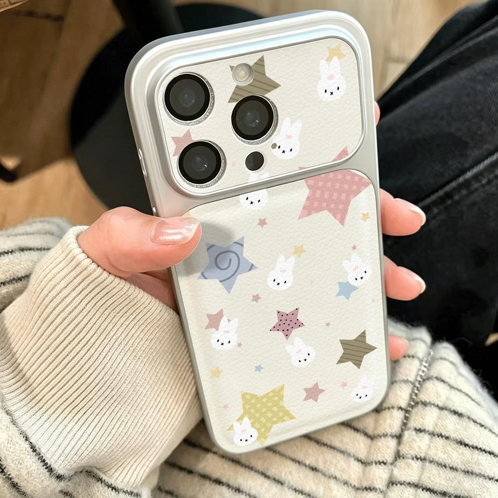 Ốp lưng iPhone hình ngôi sao màu sắc, dễ thương, chống sốc, phù hợp iPhone 17/16/15/14