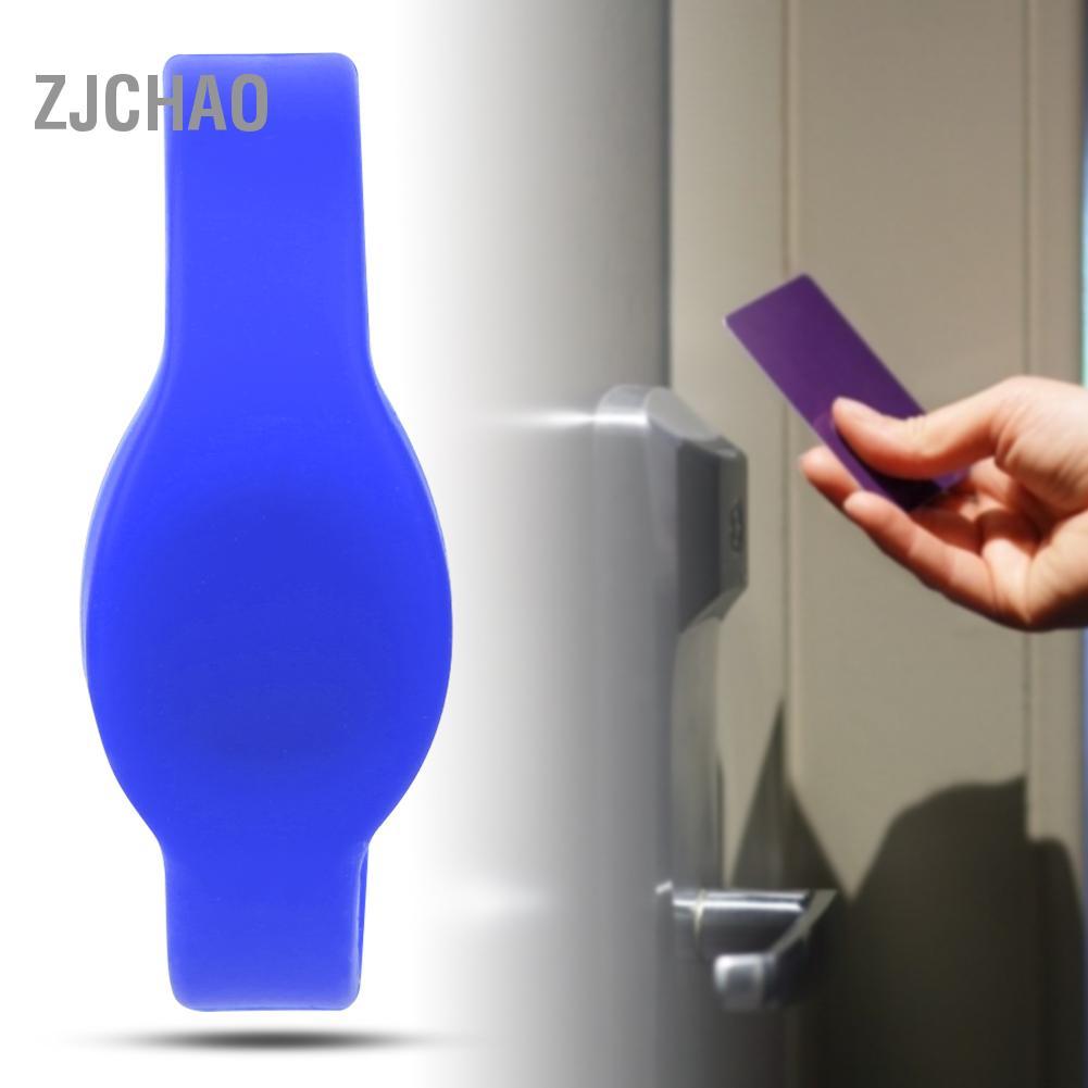 Zjchao Zjchao Dioche Vòng đeo tay RFID Thẻ kiểm soát truy cập 13,56 MHz IC silicon cho khách sạn phòng xông hơi bể bơi (Màu xanh da trời)