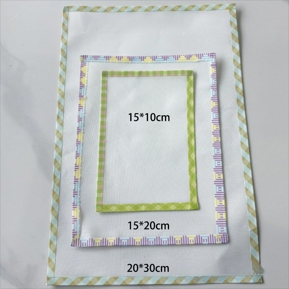 Vải nướng hạt Perler YUUKII, Giấy chống nóng hạt Perler được khâu cạnh thủ công, Quà tặng Phụ kiện đồ chơi DIY Thảm sắt trong suốt cho hạt Perler ảnh